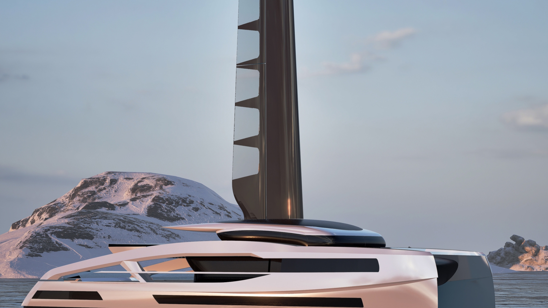 Rondal’s Aero Wing Sail featured on two concepts at the Monaco Yacht Show