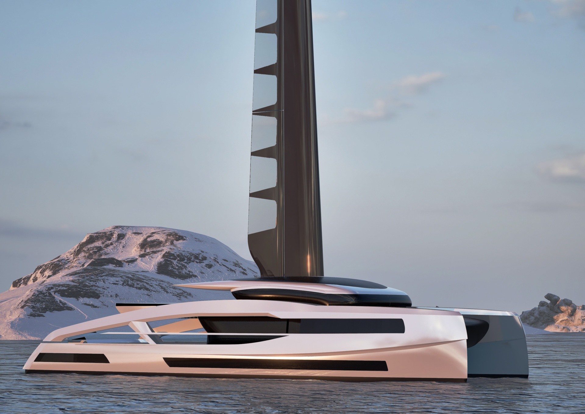 Rondal’s Aero Wing Sail featured on two concepts at the Monaco Yacht Show