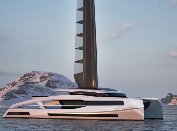 Rondal’s Aero Wing Sail featured on two concepts at the Monaco Yacht Show